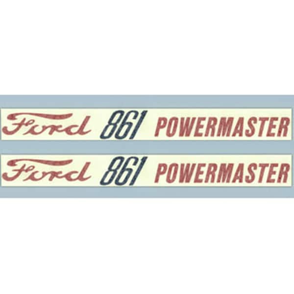 Aftermarket New Tractor Hood Decal Fits Ford New Holland Tractor 861 F861 - main